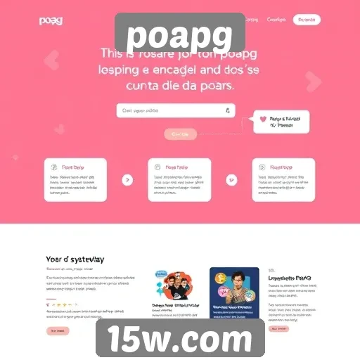 História do desenvolvimento do site poapg